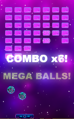 PowerUp Mega Balls di Galaxy Ball