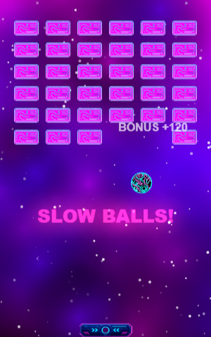 PowerUp Slowball di Galaxy Ball